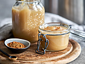 Apple sauce made in a pressure cooker