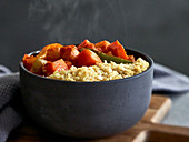 Vegetable ragout with sweet potatoes and kohlrabi