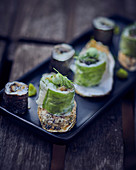 Sushi mit Austern