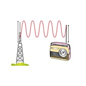 Radio waves, illustration