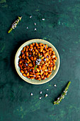 Rosemary Garlic Almonds