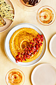 Gebratener Paprika-Hummus