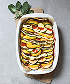 Tian provençal – vegan oven-baked ratatouille