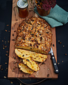 Sea buckthorn bread with seeds