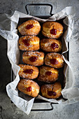 Doughnuts with jelly