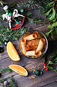Tuiles cookies for Christmas