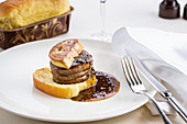 Tournedos Rossini with brioche and foie gras