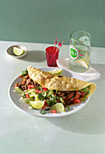 Rindfleisch-Tacos mit Gemüse