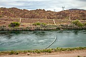 Parker Dam and Colorado River, USA