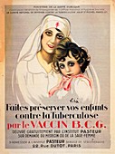 WWI French tuberculosis vaccination poster