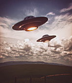 Unidentified flying objects, illustration