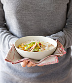 Congee with chicken