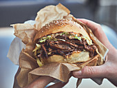 Cola meat burger