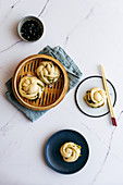 Hua Juan - Chinese steamed spring onion flower buns