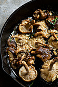 Mushrooms in garlic butter