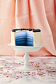 Blauer Ombre Cake