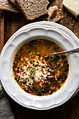 Minestrone soup