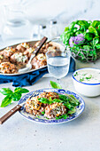 Meatballs with herbs and cheese