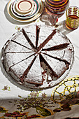 Torta caprese - Schokoladen-Mandel-Kuchen aus Kalabrien