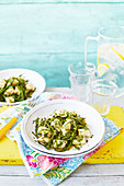 Gnocchi with parsley, butter and samphire