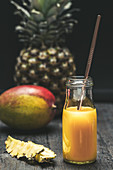 Pineapple-mango smoothie