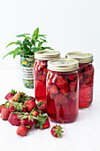 Strawberries in syrup