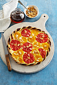 Puffpastry pie with citruses