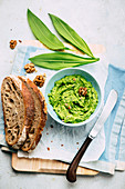 Chive and walnut butter