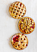 Summer fruit pies