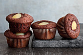 Chocolate and pear muffins
