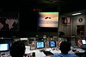 Mission control during Apollo 13 splashdown