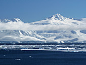 Ribbon of cloud near Anvers Island, Antarctica