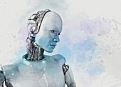 Humanoid robot, illustration
