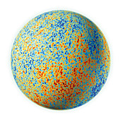 Cosmic microwave background, illustration