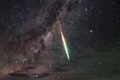 Meteor and Milky Way