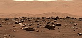 Panorama of Mars taken by Perseverance, Mastcam-Z image