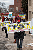Anti-nuclear weapons protest, Ferndale, Michigan, USA
