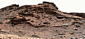 Murray Buttes area on Mars, mosaic image