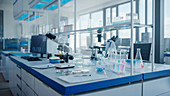 Medical research laboratory