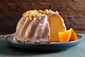 Orange sand cake