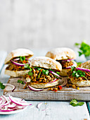 Sandwiches mit Keema Pav