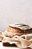 Whole grain home made sourdough bread