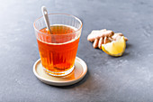 Turmeric tea with ginger