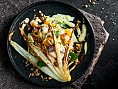 Chinese cabbage salad with fruits