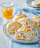 Jellyroll with apricots