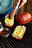 Grilled Bacon and Avocado Bombs