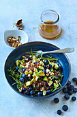 Quinoa salad with blueberries