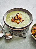 Cauliflower and broccoli soup