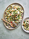 Cauliflower, walnut and apple salad