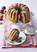 Poppy seed fancy bread with plums Plum and Poppy Seed Bundt Cake